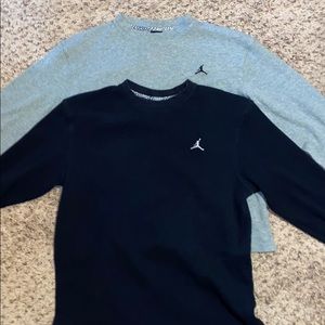2 Jordan Long Sleeved Tees, Gently-Used Size Large